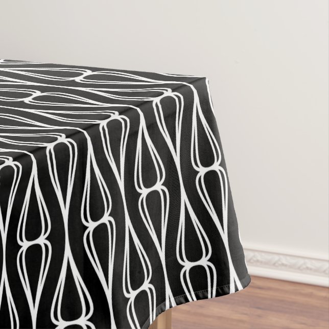 Nappe Motif noir moderne (In Situ)