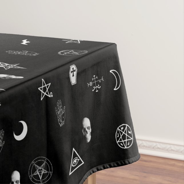 Nappe Motif occulte gothique de symboles (In Situ)
