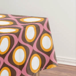 Nappe Motif ondulé circulaire les années 70 rétro