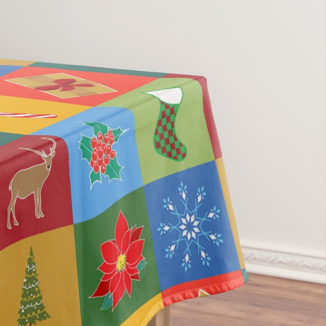 Nappe Motif patchwork de Noël (In Situ)