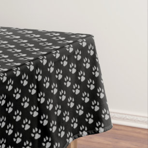Nappe Motif Paw, Poches Grises, Paws Chiens, Paws Animau