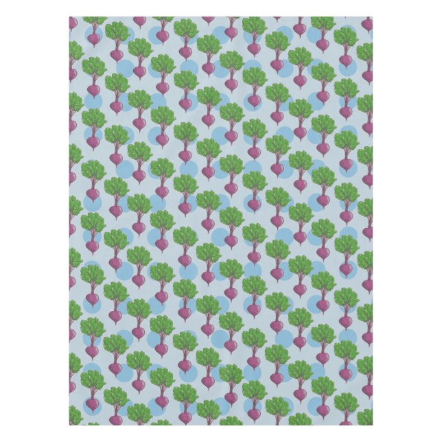 Nappe Motif plante de betteraves (Devant)