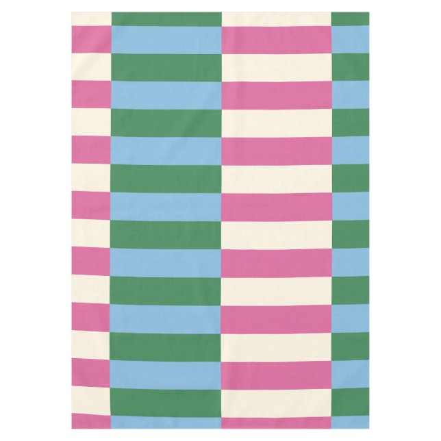 Nappe Motif rayé vertical coloré (Devant)