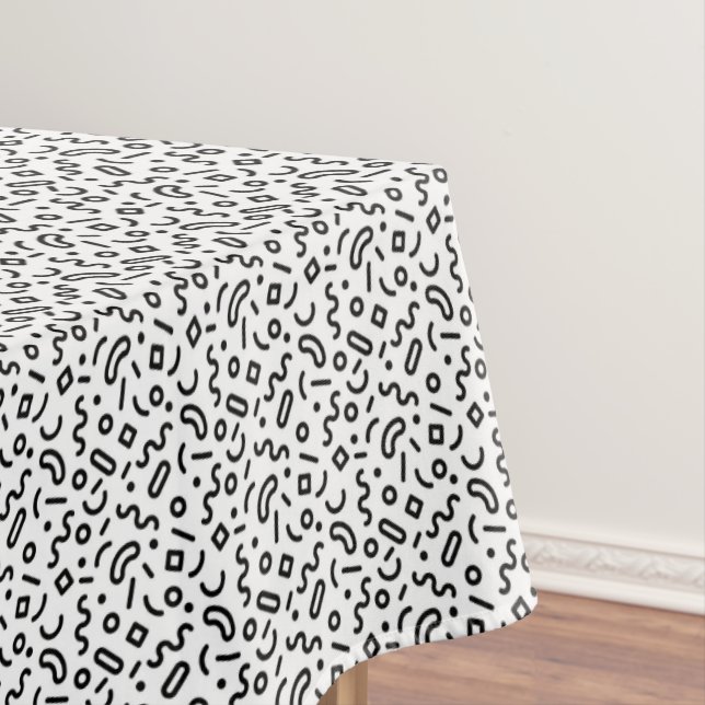 Nappe Motif Retro Squiggle (In Situ)
