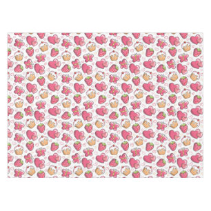Nappe motif romantique de nourriture
