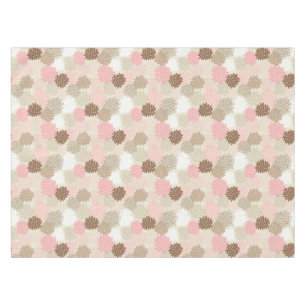 Nappe Motif rose et Brown de maman