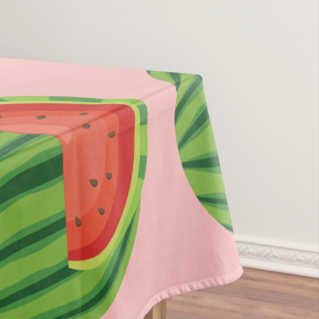 Nappe Motif rose pastèque tendance (In Situ)