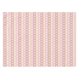 Nappe Motif rouge géométrique de rayures d'ikat