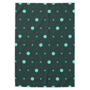 Nappe Motif sans couture à pois sarcelle