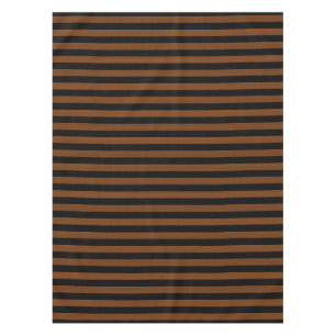 Nappe Motif sans couture à rayures brunes noires