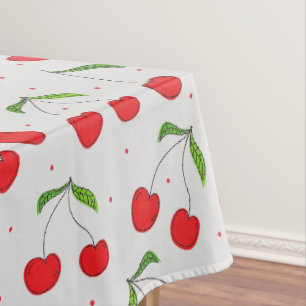 Nappe Motif Sweet Red Cherry