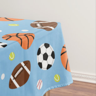 Nappe Motif Thème Sports De Balle Pour Garçons
