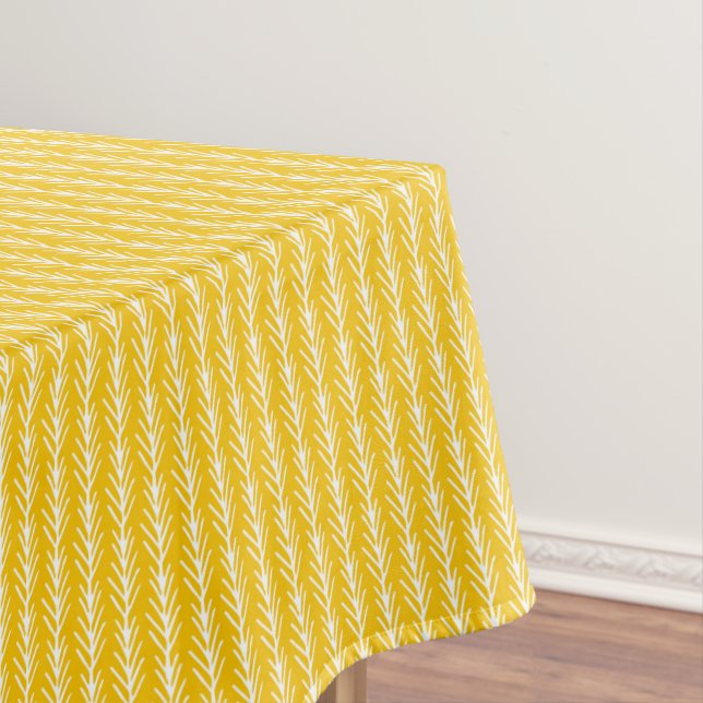 Nappe Motif tiré par la main de blé d'or (In Situ)