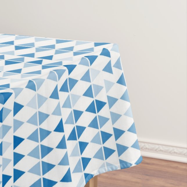 Nappe Motif triangle bleu (In Situ)