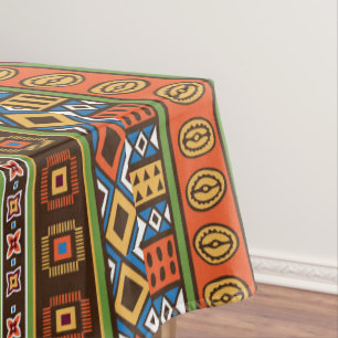 Nappe motif tribale africaine