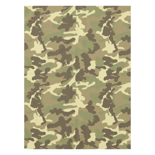 Nappe Motif vert de camouflage (Devant)