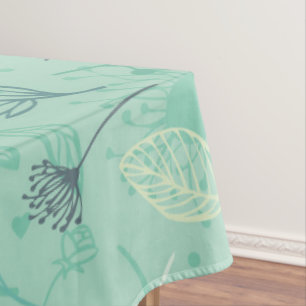Nappe Motif vert feuillage élégant