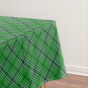 Nappe Motif vert-foncé et de Forest Green de plaid