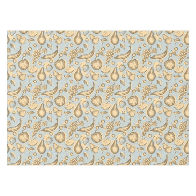 Nappe Motif vintage de fruits (Devant (Horizontal))
