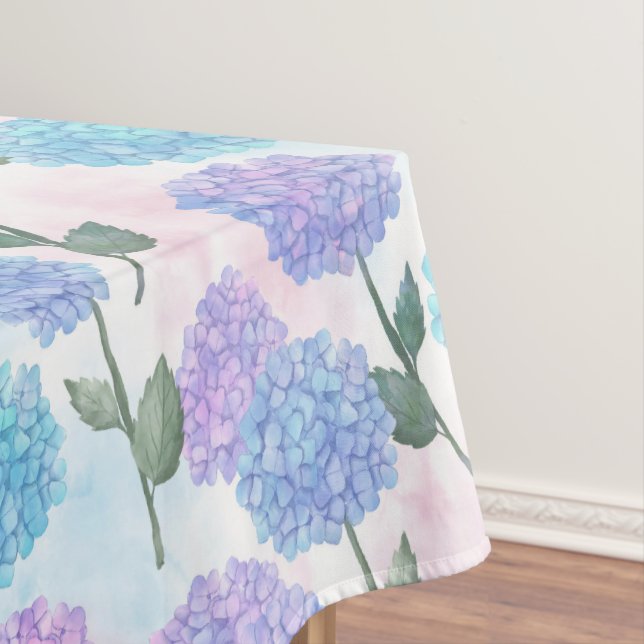 Nappe motif vintage hydrangea (In Situ)