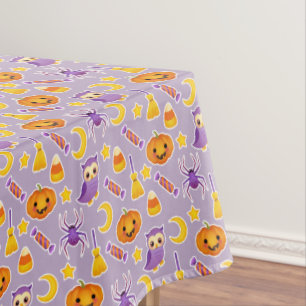 Nappe Motif violet de fête de Halloween avec des