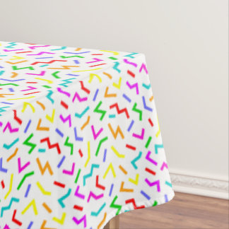 Nappe Motifs de lignes colorés mignons