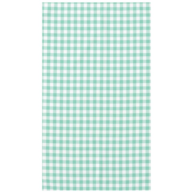 Nappe Mousse de mer En vichy vert et blanc (Devant)