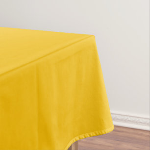 Nappe Moutarde citron jaune foncé de couleur solide