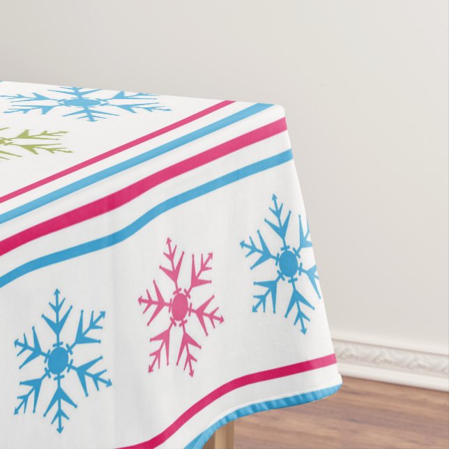 Nappe Multi-color snowflakes (In Situ)
