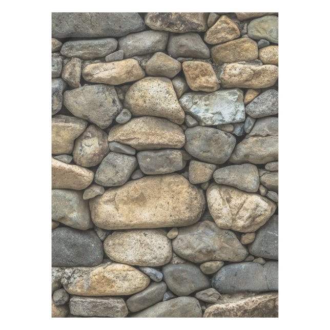 Nappe Mur en pierre de couleur beige gris (Devant)