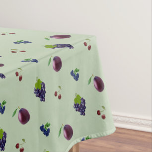 Nappe Myrtilles Royal Purple, Raisins sur Laurel Green