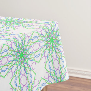 Nappe Nappe, Fleur Kaleidoscope Vert Blanc