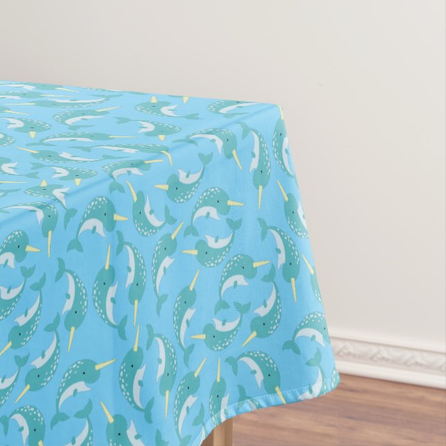 Nappe Narwhals Ocean Fête d'anniversaire pour enfants (In Situ)