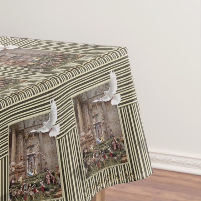Nappe Nativité de Noël, Joyeux, Nativité de Jésus (In Situ)