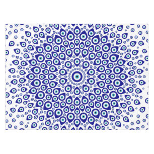 Nappe Nazar - ornement circulaire #1 d'oeil turc