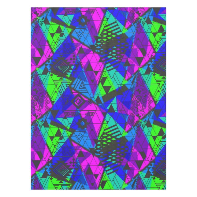 Nappe Neon abstrait. (Devant)