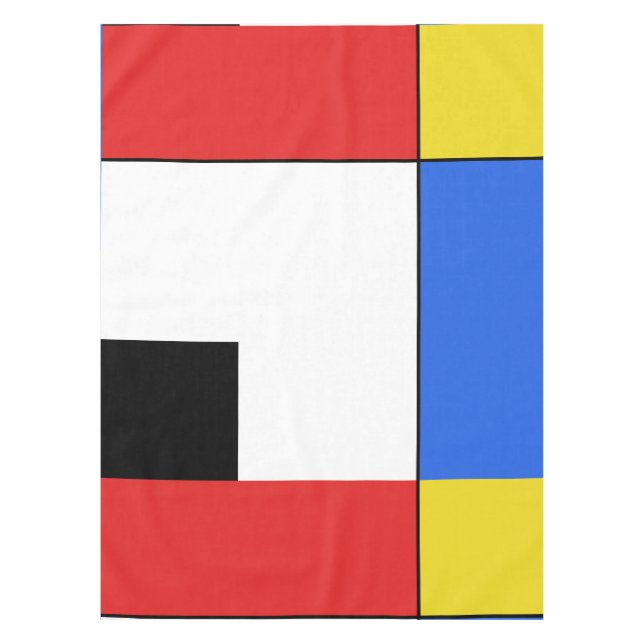 Nappe Néoplasticisme simple à la mondrière (Devant)