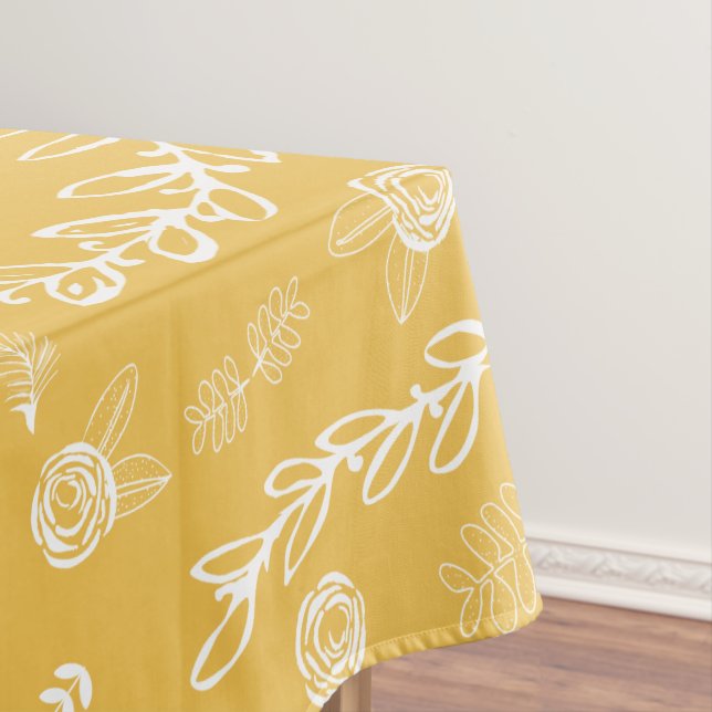 Nappe N'importe quelle couleur Floral Garland tourbillon (In Situ)