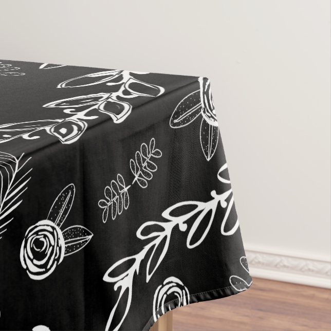Nappe N'importe quelle couleur Floral Garland tourbillon (In Situ)