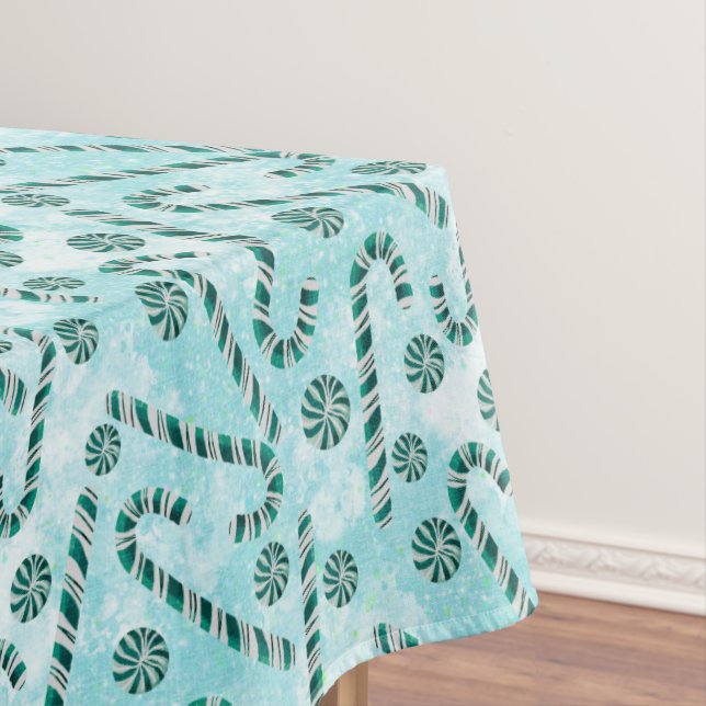 Nappe noël de menthe poivrée sucre de canne  (In Situ)