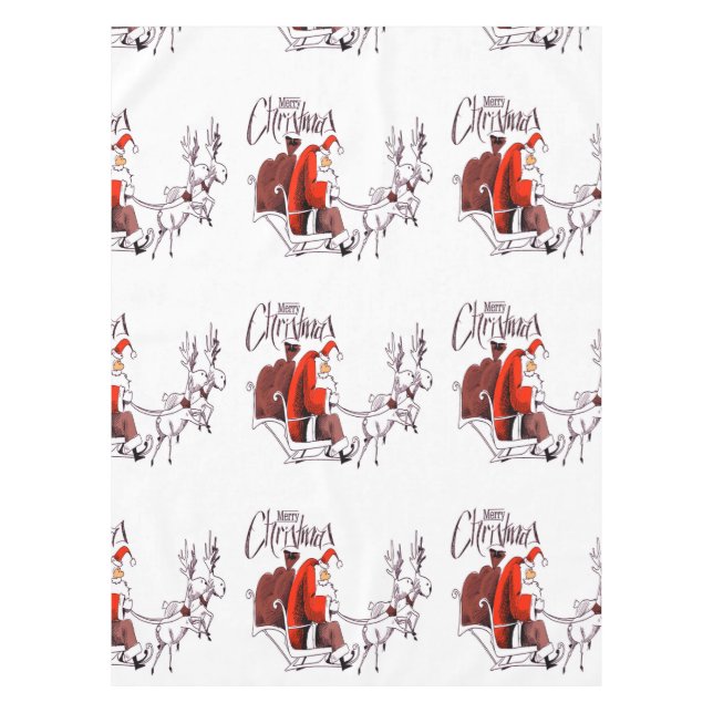 Nappe Noël du Père Noël (Devant)