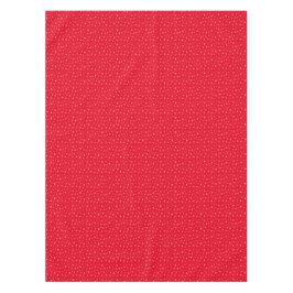 Nappe Noël Fête Rouge avec Flèches blanches