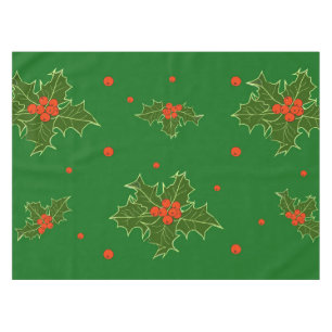 Nappe Noël Holly Red Berries