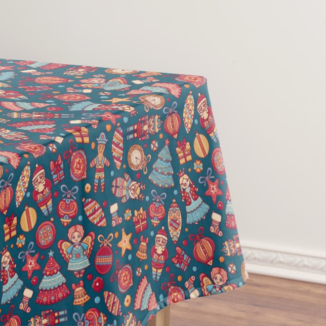 Nappe Noël rétro (In Situ)