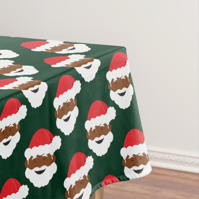 Nappe Noir Père Noël Peau Brown Noël vert (In Situ)