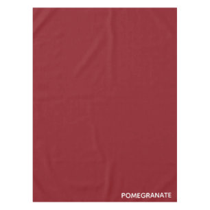 Nappe Nom de la couleur rouge de la grenade