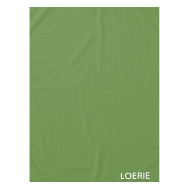 Nappe Nom de la couleur verte Loerie (Devant)
