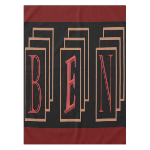 Nappe Nom de l'enclos dans l'art couleurs rouge noir or
