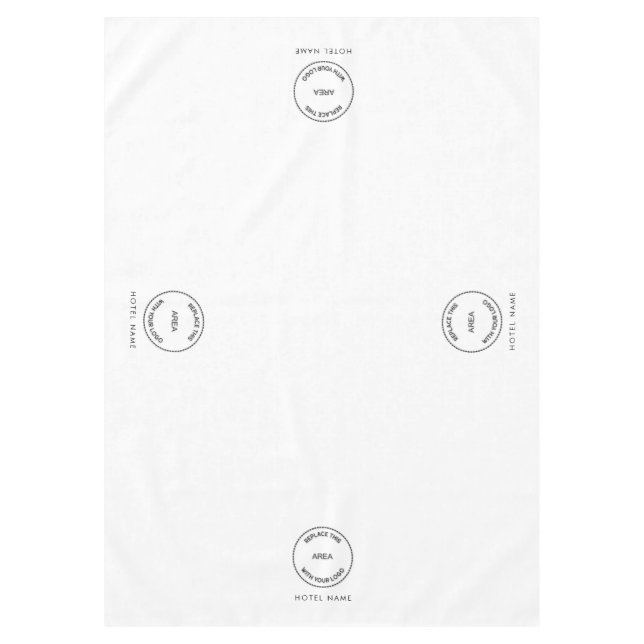 Nappe Nom du logo de l'hôtel Changement de couleur (Devant)