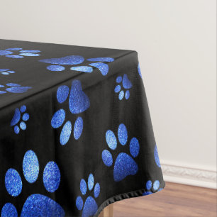 Nappe Nom personnalisé, pattes de chien de parties scint